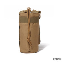 Load image into Gallery viewer, Tactical Hunting Water Bottle Bag Molle Kettle Pouch Holder Camping Cycling Bottle Bag Drawstring Pouch Bag

