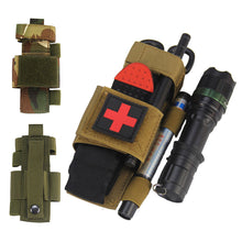 Load image into Gallery viewer, Outdoor First Aid Quick Scissors Set Hanging Bag Slow Release Buckle Medical MilitaryTactical Emergency Tourniquet Strap
