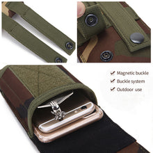 Load image into Gallery viewer, Outdoor Molle Bag Tactical Army Phone Holder Sport Waist Belt Case Waterproof Nylon EDC Sport Hunting Camo Bags in Backpack
