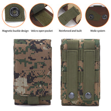 Load image into Gallery viewer, Outdoor Molle Bag Tactical Army Phone Holder Sport Waist Belt Case Waterproof Nylon EDC Sport Hunting Camo Bags in Backpack
