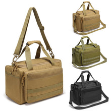 Load image into Gallery viewer, 600*900D Tactical Range Bag Molle System Waterproof Gun Shooting Pistol Case Pack Khaki Hunting Accessories Tools Bag Camping
