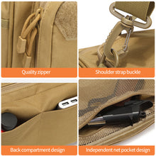 Load image into Gallery viewer, 600*900D Tactical Range Bag Molle System Waterproof Gun Shooting Pistol Case Pack Khaki Hunting Accessories Tools Bag Camping
