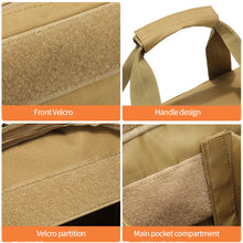 Load image into Gallery viewer, 600*900D Tactical Range Bag Molle System Waterproof Gun Shooting Pistol Case Pack Khaki Hunting Accessories Tools Bag Camping
