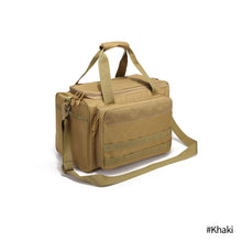 Load image into Gallery viewer, 600*900D Tactical Range Bag Molle System Waterproof Gun Shooting Pistol Case Pack Khaki Hunting Accessories Tools Bag Camping
