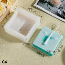 Load image into Gallery viewer, DIY Design Face Silicone Candle Mold Abstract Face Carving Art Aromatherapy Plaster Home Decoration Mold Wedding Gift
