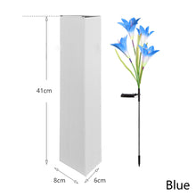Load image into Gallery viewer, Lily Flowers Solar Light LED Fireworks Lamp Solar Powered Waterproof Outdoor Garden Light Lawn Automatic Lamp
