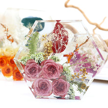 Load image into Gallery viewer, Large Hexagon Silicone Mold DIY Crystal Resin Bookend Mould Mirror Effect Book Stand Craft Mold Eposy Desk Decoration Ornament Tool
