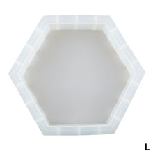Load image into Gallery viewer, Large Hexagon Silicone Mold DIY Crystal Resin Bookend Mould Mirror Effect Book Stand Craft Mold Eposy Desk Decoration Ornament Tool
