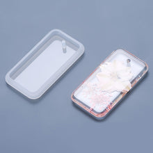 Load image into Gallery viewer, 6pcs/set DIY Epoxy Keychain Silicone Mold Resin Hanging Pendant Craft Moulds Mirror Effect Jewelry Necklace Pendant Silica Mold
