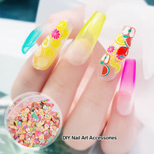 Load image into Gallery viewer, 1000pcs Polymer Clay Slices Epoxy Fillings DIY Resin Craft Nail Art Decoration Material Accessories Flower Cartoon Animal Filling
