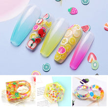 Load image into Gallery viewer, 1000pcs Polymer Clay Slices Epoxy Fillings DIY Resin Craft Nail Art Decoration Material Accessories Flower Cartoon Animal Filling
