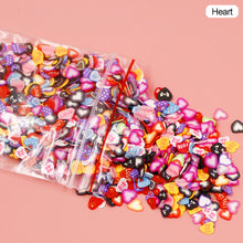 Load image into Gallery viewer, 1000pcs Polymer Clay Slices Epoxy Fillings DIY Resin Craft Nail Art Decoration Material Accessories Flower Cartoon Animal Filling
