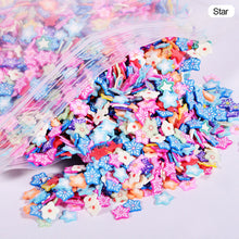 Load image into Gallery viewer, 1000pcs Polymer Clay Slices Epoxy Fillings DIY Resin Craft Nail Art Decoration Material Accessories Flower Cartoon Animal Filling
