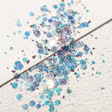Load image into Gallery viewer, Epoxy Sequin Glitter Kit Iridescent Mermaid Sequin Kit Mix Gradient Laser Glitter Sequin Powder Iridescent Flakes
