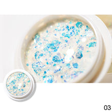 Load image into Gallery viewer, Epoxy Sequin Glitter Kit Iridescent Mermaid Sequin Kit Mix Gradient Laser Glitter Sequin Powder Iridescent Flakes
