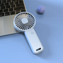 Load image into Gallery viewer, Portable USB Chargeable Mini Fan Handheld Fans with Base Summer Outdoor Portable Hand Hold Fan with Phone Holder
