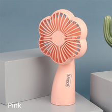 Load image into Gallery viewer, Portable USB Chargeable Mini Fan Handheld Fans with LED Light Summer Electric Fan Outdoor Indoor Desktop Fan
