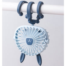 Load image into Gallery viewer, USB Chargeable Fan Baby Stroller Bed Fan Mute Retractable Fan with Clip Variable Portable Octopus Mini Fan Office Desktop Fan
