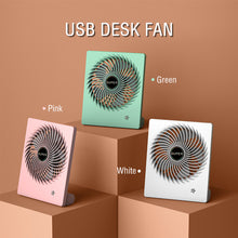 Load image into Gallery viewer, USB Chargeable Fan Mute Ultra Thin Desktop Mini Fan Portable Outdoor Indoor Electric Fan Offfice Fan School Students Fan
