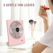 Load image into Gallery viewer, USB Chargeable Fan Mute Ultra Thin Desktop Mini Fan Portable Outdoor Indoor Electric Fan Offfice Fan School Students Fan
