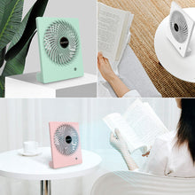 Load image into Gallery viewer, USB Chargeable Fan Mute Ultra Thin Desktop Mini Fan Portable Outdoor Indoor Electric Fan Offfice Fan School Students Fan
