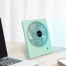 Load image into Gallery viewer, USB Chargeable Fan Mute Ultra Thin Desktop Mini Fan Portable Outdoor Indoor Electric Fan Offfice Fan School Students Fan

