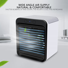 Load image into Gallery viewer, Mini Air Conditioner Air Cooler Fan USB Chargeable Portable Air Conditioner 3 Gear Air Cooling Fan Office Desktop Fan
