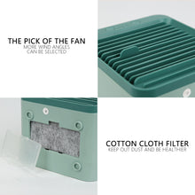Load image into Gallery viewer, Mini Air Conditioner Air Cooler Fan USB Chargeable Portable Air Conditioner 3 Gear Air Cooling Fan Office Desktop Fan
