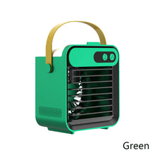 Load image into Gallery viewer, Mini Air Conditioner Air Cooler Fan USB Chargeable Air Cooling Fan Office Desktop Fan Moisturizing Fan
