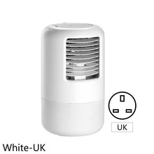 Load image into Gallery viewer, Mini Air Conditioner Timing Air Cooler Fan with Atmosphere Light USB Air Cooling Fan Office Desktop Fan Moisturizing Fan
