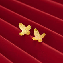 Load image into Gallery viewer, Trendy Cute Butterfly Versatile Sweet Cherry Bow Women Jewelry Gold Plated Brass Fashion Vintage Earrings Accessories

