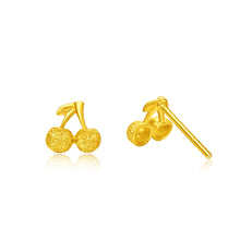 Load image into Gallery viewer, Trendy Cute Butterfly Versatile Sweet Cherry Bow Women Jewelry Gold Plated Brass Fashion Vintage Earrings Accessories
