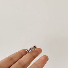 Load image into Gallery viewer, Fashion Vintage Dark Retro Black Red Heart Love Simple Drip Oil Women Female Creative Couple Jewelry Accessories
