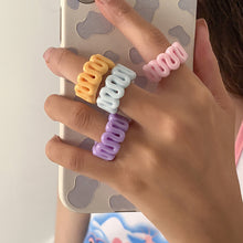 Load image into Gallery viewer, Fashion Vintage Resin Hollow Ring Personality Creative Personalized Cute Cartoon Irregular Ring Women Female Accessories
