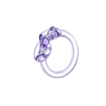 Load image into Gallery viewer, Fashion Vintage Knot Ring Resin Ring Colourful Acrylic Rings Geometric Round Fashionable Women Trendy Versatile Punk Ring Women
