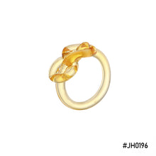 Load image into Gallery viewer, Fashion Vintage Knot Ring Resin Ring Colourful Acrylic Rings Geometric Round Fashionable Women Trendy Versatile Punk Ring Women
