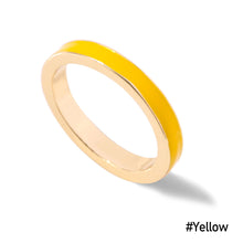 Load image into Gallery viewer, Fashion Alloy Ring Hand Jewelry Oil Drip Ring Multicolor Simple Gold Creative Cool Women Jewelry Accessories

