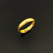 Load image into Gallery viewer, Fashion Female Elegant Glossy Ring Brushed Inner Print Frosted Opening Men Women Ring Couple Ring Male Jewelry Accessories
