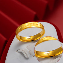 Load image into Gallery viewer, Fashion Elegant Clover Ring Men Women Creative Gold Plated 520 1314 Ring Couple Ring Female Male Jewelry Accessories
