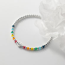 Load image into Gallery viewer, Fashion Rice Beads Boho Smiley Rainbow Heart Cute Bear Colorful Pendant Bracelet Women Girl Creative Jewelry Accessories
