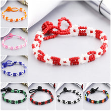 Load image into Gallery viewer, Fashion Rice Beads Boho Color Handmade Mixed Color Flower Beaded Bracelet Women Girl Jewelry Accessories
