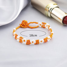 Load image into Gallery viewer, Fashion Rice Beads Boho Color Handmade Mixed Color Flower Beaded Bracelet Women Girl Jewelry Accessories
