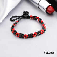 Load image into Gallery viewer, Fashion Rice Beads Boho Color Handmade Mixed Color Flower Beaded Bracelet Women Girl Jewelry Accessories
