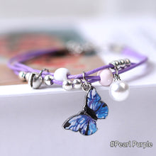 Load image into Gallery viewer, Fashion Multi-layer Rice Beads Bracelet Butterfly Fashion Creative Women Girl Beaded Chain Elegant Bracelet Jewelry Accessories
