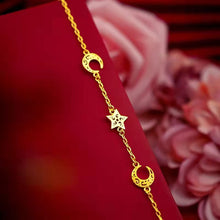 Load image into Gallery viewer, Fashion Love Star Moon Thin Bracelet Hollow Out Bracelet Fashion Creative Women Girl Wrist Chain Elegant Jewelry Accessories
