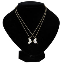 Load image into Gallery viewer, 2pcs/set Creative Butterfly Short Necklace Fashion Friendship Animal Drip Oil Pendant Clavicle Chain Jewelry Women Accessories
