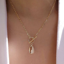 Load image into Gallery viewer, Fashion Summer Bohemia Shell Necklace Creative Pendant Elegant Gold Chain Women Girl Jewelry Clavicle Chain Accessories
