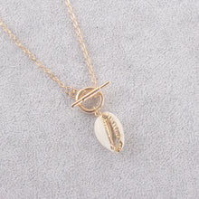 Load image into Gallery viewer, Fashion Summer Bohemia Shell Necklace Creative Pendant Elegant Gold Chain Women Girl Jewelry Clavicle Chain Accessories
