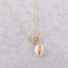 Load image into Gallery viewer, Fashion Summer Bohemia Shell Necklace Creative Pendant Elegant Gold Chain Women Girl Jewelry Clavicle Chain Accessories
