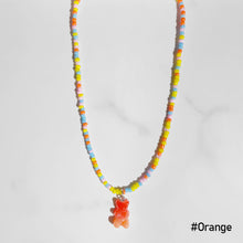 Load image into Gallery viewer, Summer Coloful Cute Cartoon Gummy Bear Necklace Rice Beads Teddy Bear Pendant Gradient Bear Women Girl Jewelry Accessories
